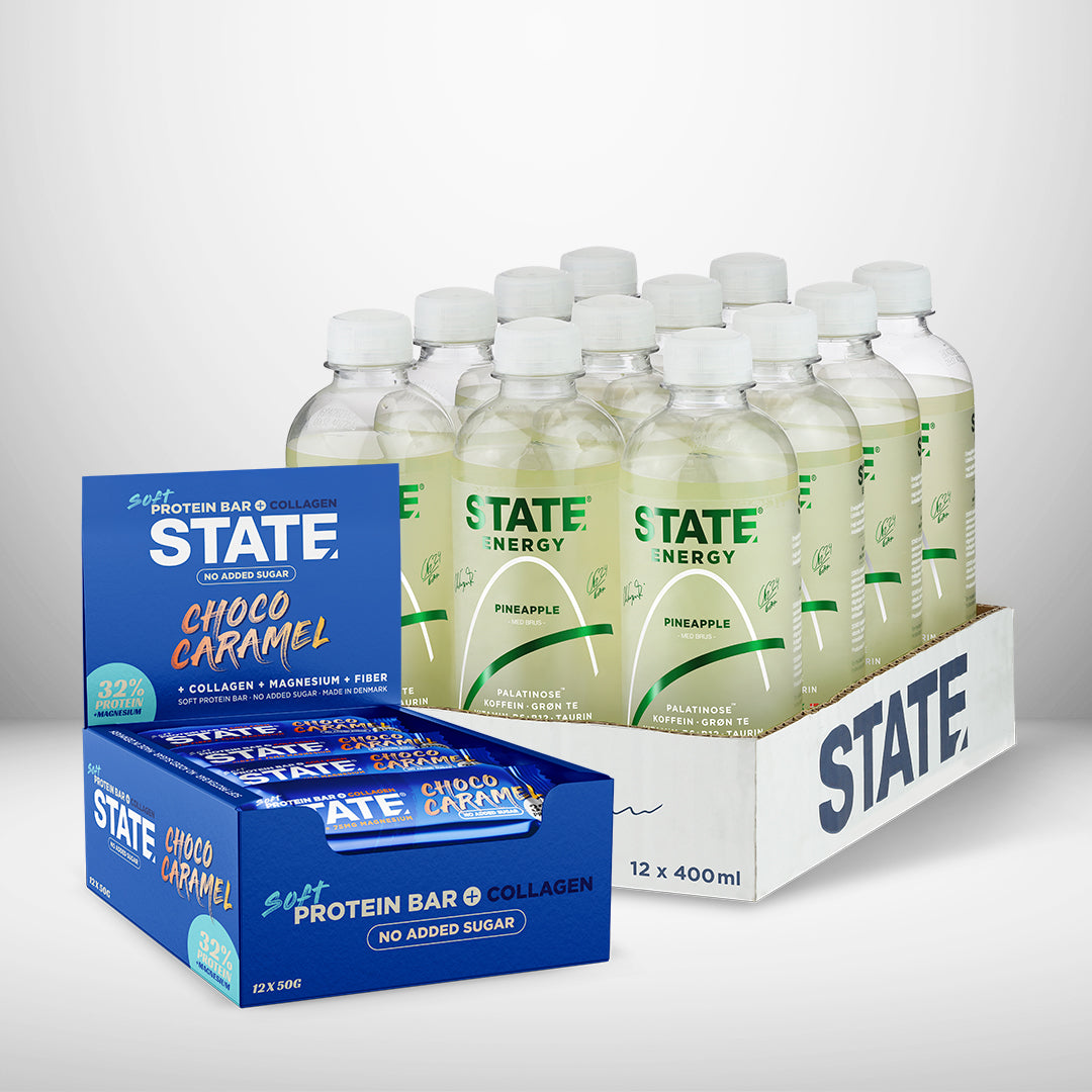 12 STATE + 12 proteinbarer